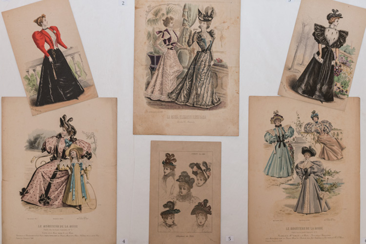 Imatge, Documents singulars: làmines de moda del segle XIX.